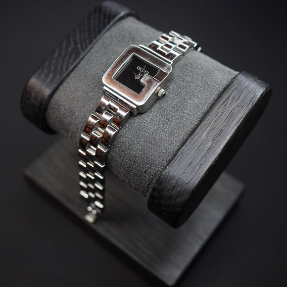 Gucci 3600L Women\'s Watch Quartz 23mm Black Dial Swiss Made Square Working main image 7